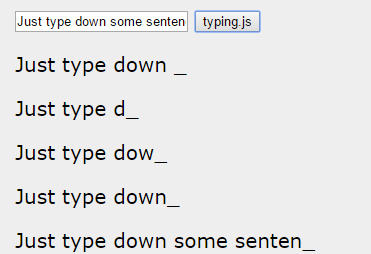 jQuery typing.js